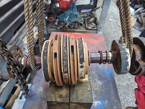 Multistage pump rotor — Impeller stack rebuild