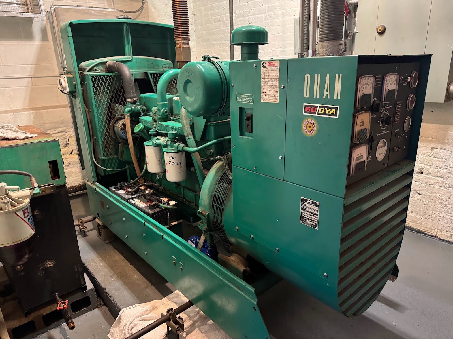 Onan standby generator serviced by A2Z generator repair team